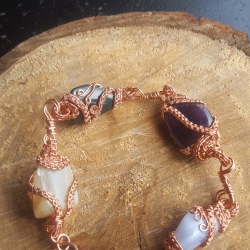 Custom Order Copper And Client Provided Stones, 2017